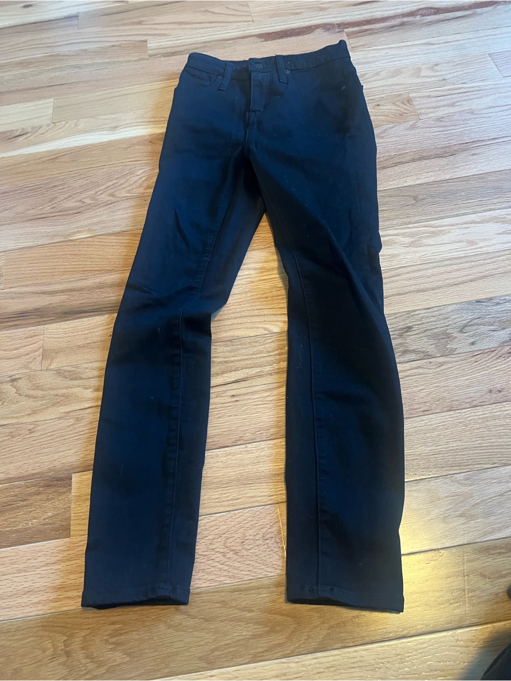 Madewell Black Curvy High-Rise Skinny Jeans